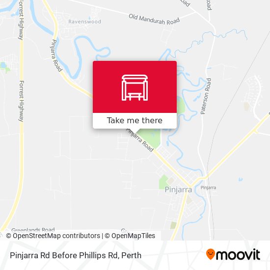 Pinjarra Rd Before  Phillips Rd map