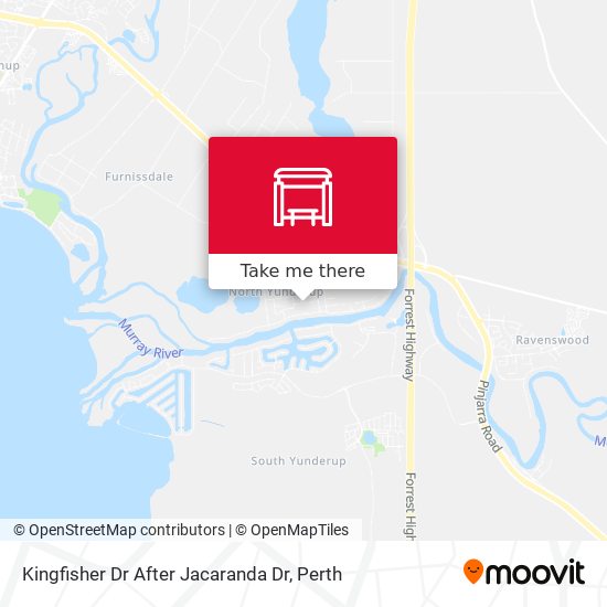Kingfisher Dr After Jacaranda Dr map