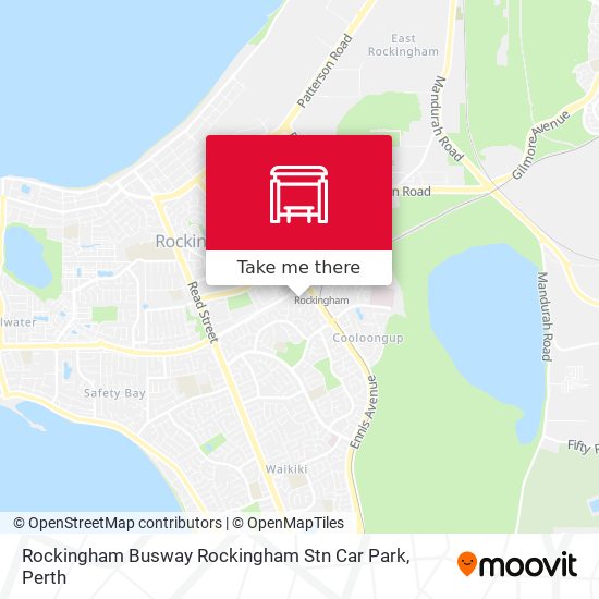Rockingham Busway Rockingham Stn Car Park map
