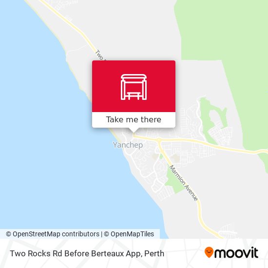 Two Rocks Rd Before Berteaux App map