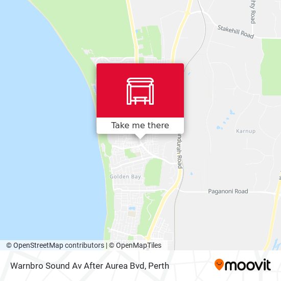 Warnbro Sound Av After Aurea Bvd map