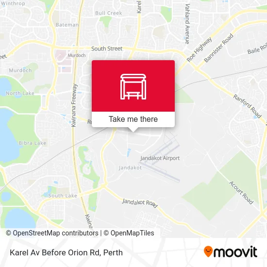 Mapa Karel Av Before Orion Rd