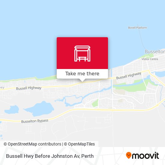 Bussell Hwy Before Johnston Av map