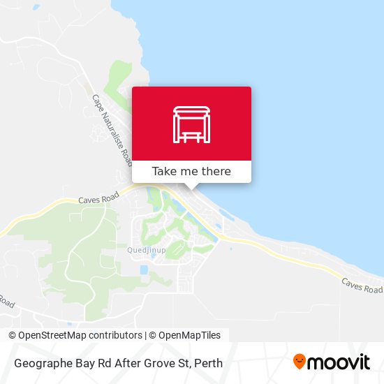Geographe Bay Rd After Grove St map