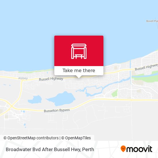 Broadwater Bvd After Bussell Hwy map