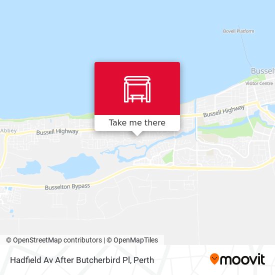 Hadfield Av After Butcherbird Pl map