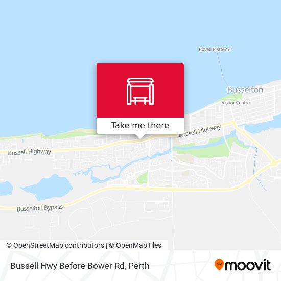 Bussell Hwy Before Bower Rd map
