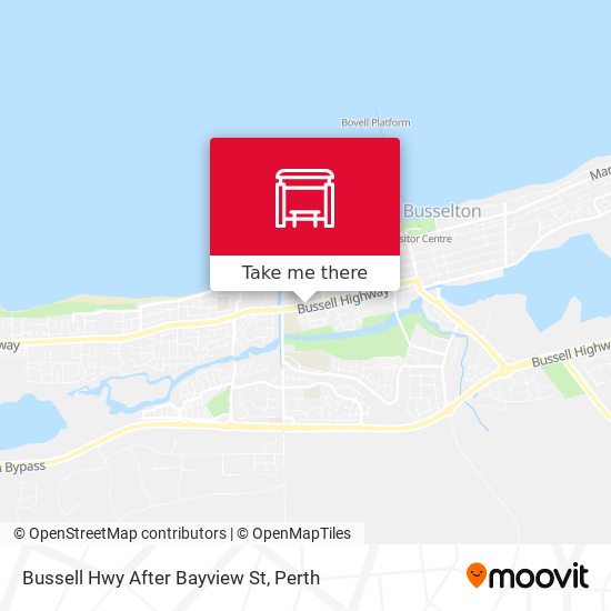 Bussell Hwy After Bayview St map