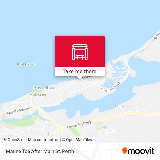 Marine Tce After Main St map