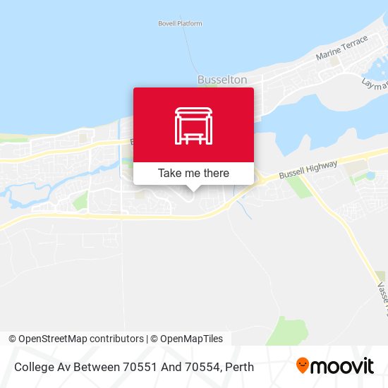 College Av Between 70551 And 70554 map