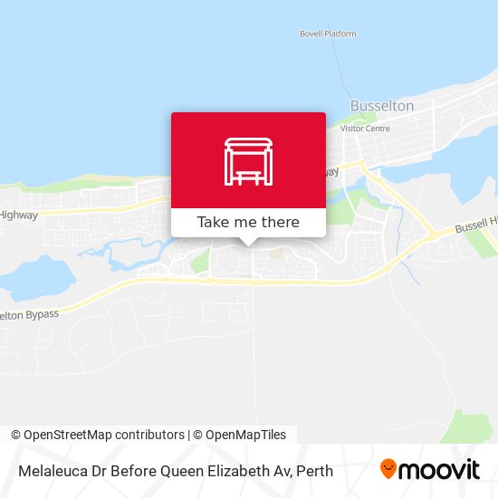 Melaleuca Dr Before Queen Elizabeth Av map