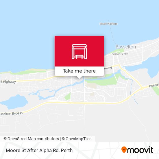 Moore St After Alpha Rd map