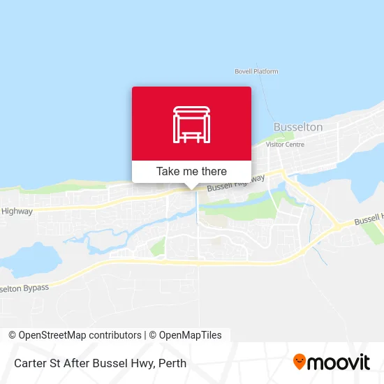 Mapa Carter St After Bussel Hwy