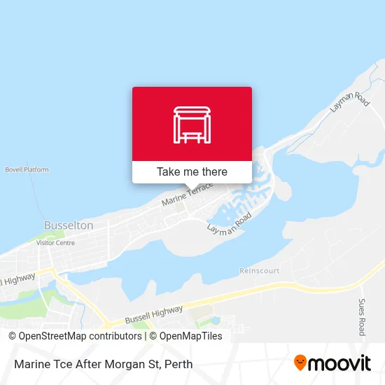 Mapa Marine Tce After Morgan St