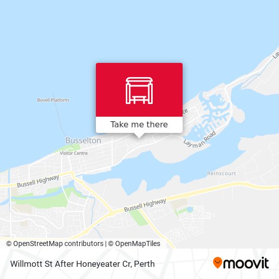 Willmott St After Honeyeater Cr map