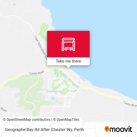 Mapa Geographe Bay Rd After Chester Wy