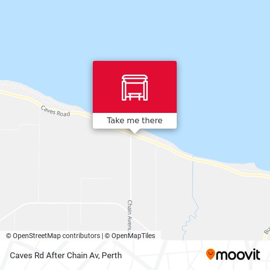 Caves Rd After Chain Av map