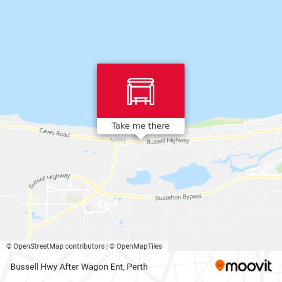 Bussell Hwy After Wagon Ent map