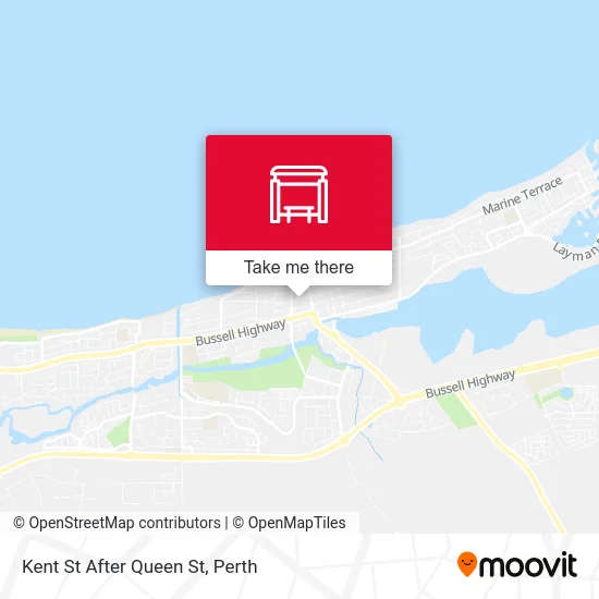 Mapa Kent St After Queen St