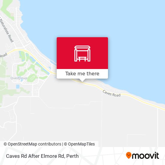 Caves Rd After Elmore Rd map