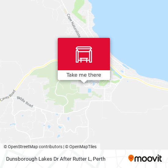 Dunsborough Lakes Dr After Rutter L map