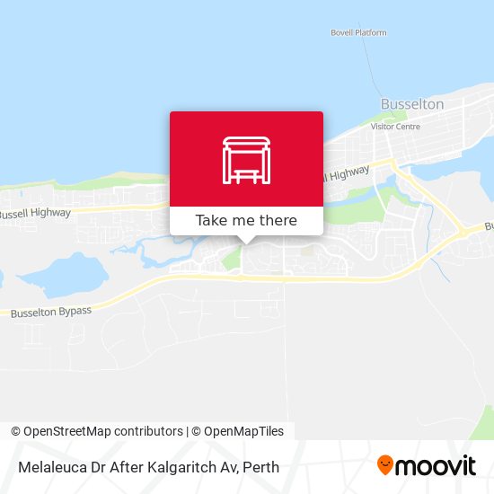 Melaleuca Dr After Kalgaritch Av map