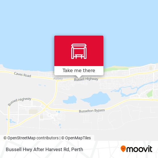 Bussell Hwy After Harvest Rd map