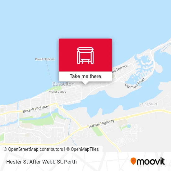 Mapa Hester St After Webb St