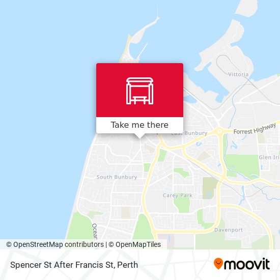 Spencer St After Francis St map