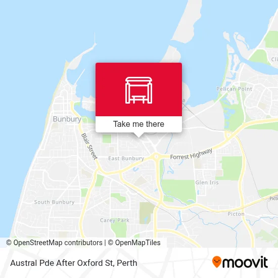 Mapa Austral Pde After Oxford St