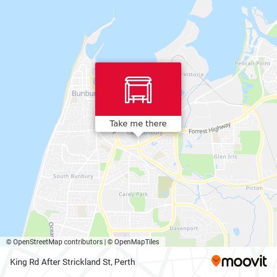 King Rd After Strickland St map