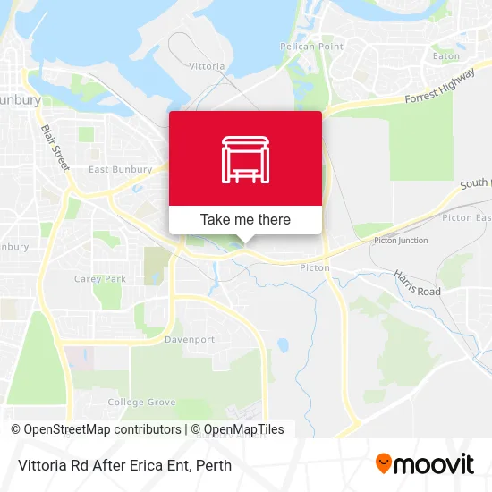 Mapa Vittoria Rd After Erica Ent