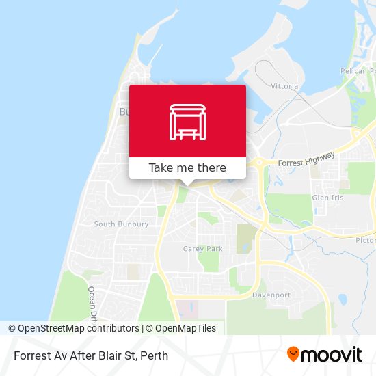 Forrest Av After Blair St map