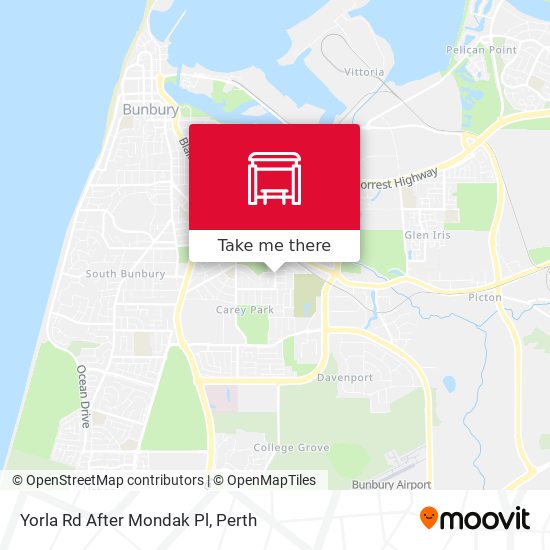 Yorla Rd After Mondak Pl map