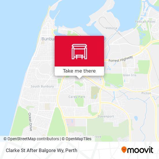Clarke St After Balgore Wy map