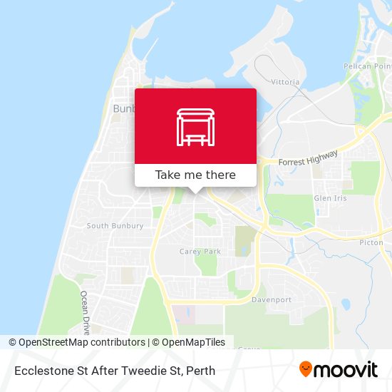 Ecclestone St After Tweedie St map
