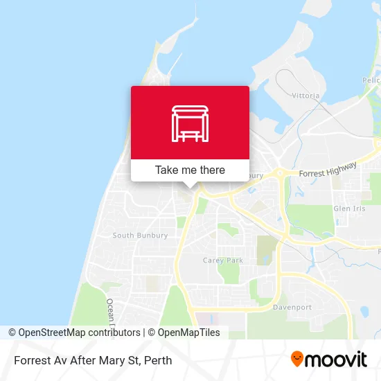 Mapa Forrest Av After Mary St