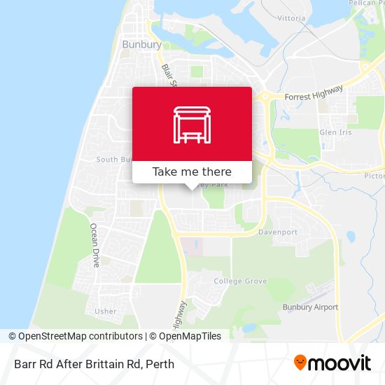 Barr Rd After Brittain Rd map