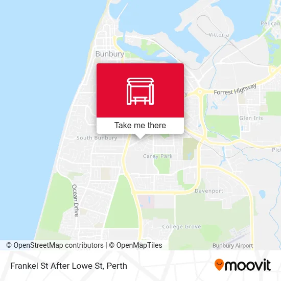 Frankel St After Lowe St map