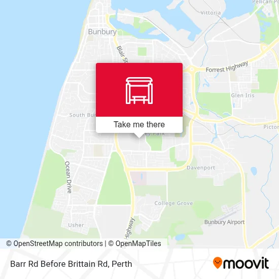 Mapa Barr Rd Before Brittain Rd