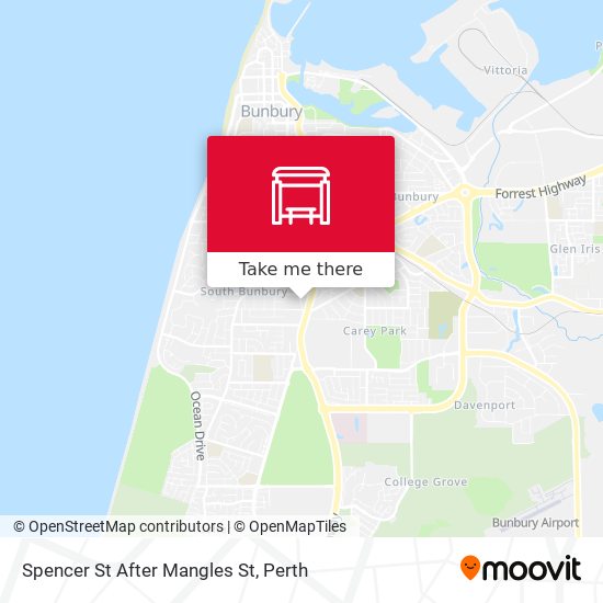 Spencer St After Mangles St map