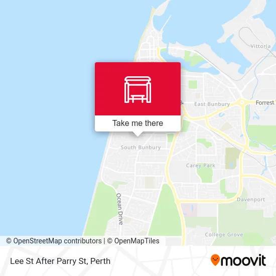 Mapa Lee St After Parry St