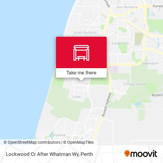 Lockwood Cr After Whatman Wy map