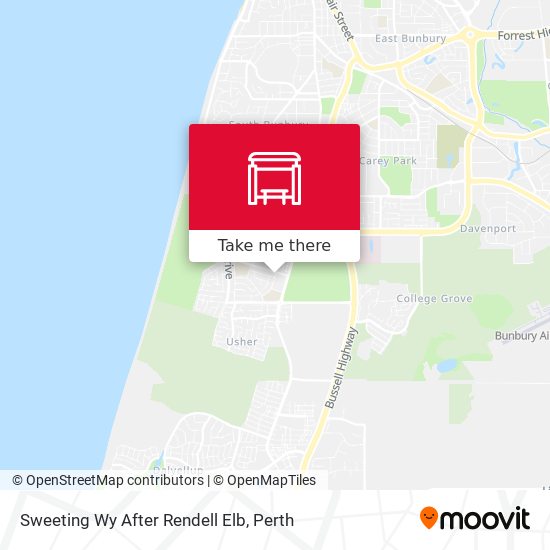 Sweeting Wy After Rendell Elb map