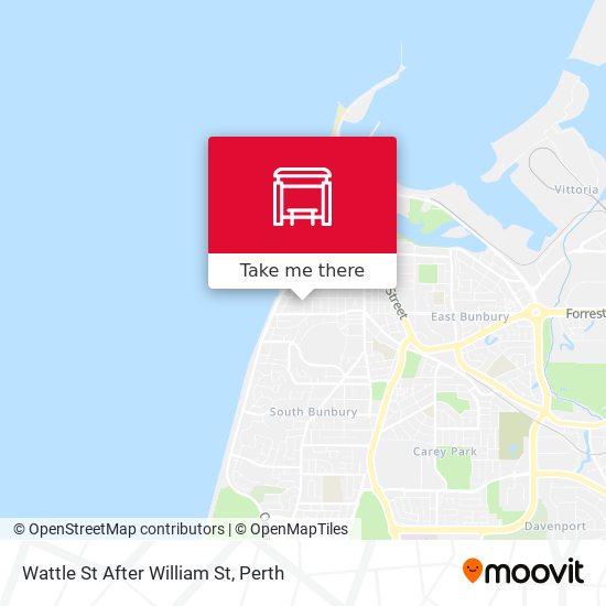 Wattle St After William St map