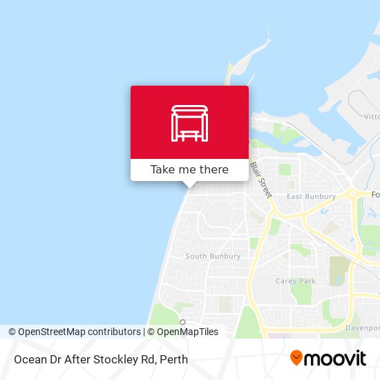 Ocean Dr After Stockley Rd map