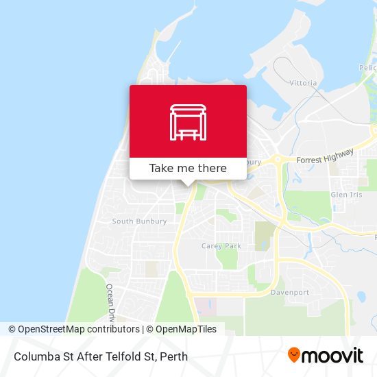 Columba St After Telfold St map
