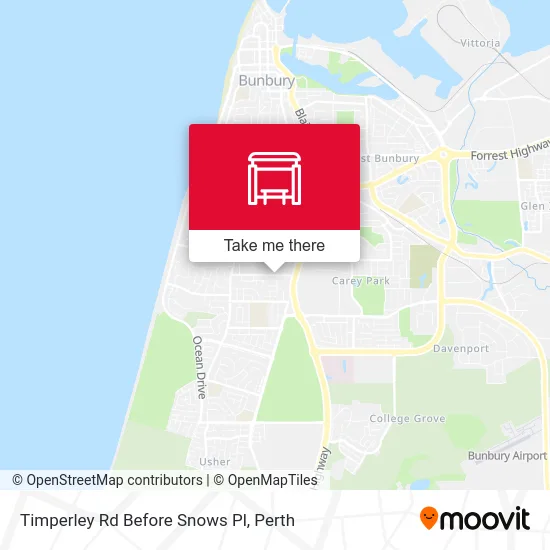 Mapa Timperley Rd Before Snows Pl