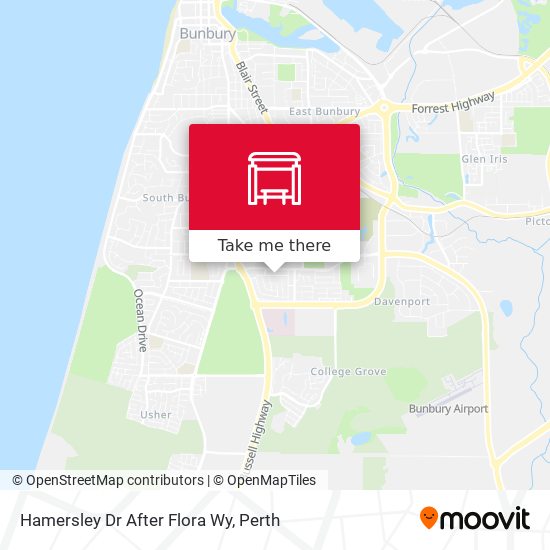 Hamersley Dr After Flora Wy map