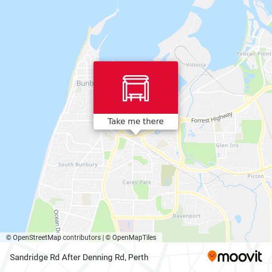 Sandridge Rd After Denning Rd map
